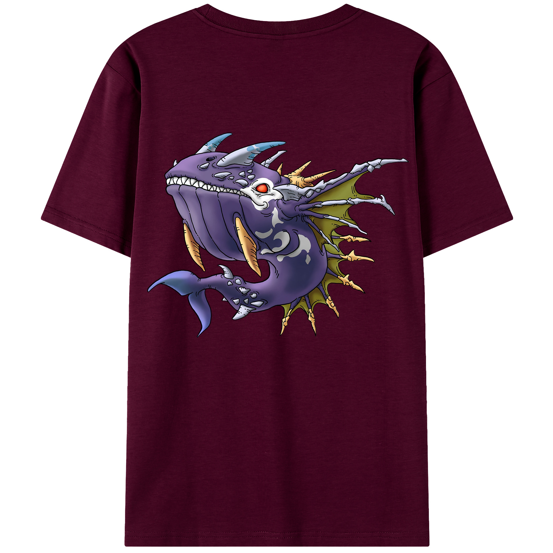 （画像用） ドラゴンクエスト Doragon Kuesuto Dragon Quest レディース半袖Tシャツ(バックプリント)